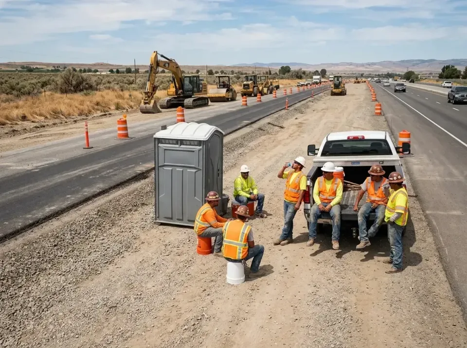 highway-road-construction-crew-007 — frequently asked questions, Porta Potty and Restroom Rentals in Sonora, CA